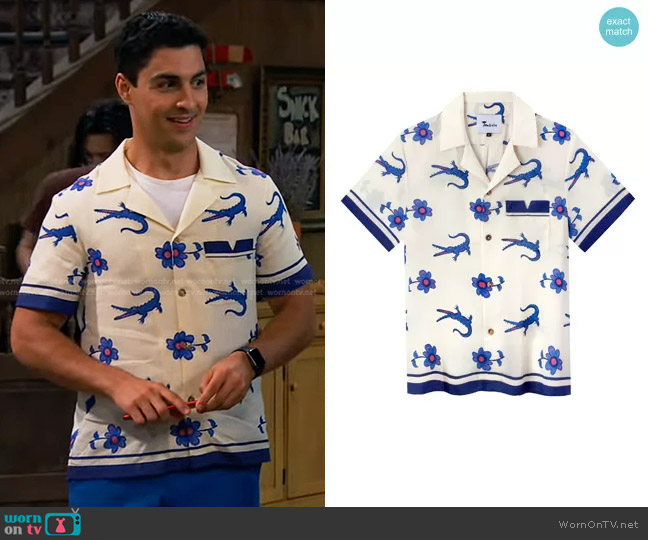 Tombolo Reptile Dysfunction Shirt worn by Parker Preston (Trevor Tordjman) on Bunkd