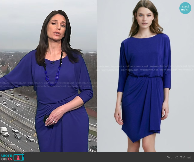 Trina Turk Sydelle Draped Jersey Dress worn by Maria Larosa on Today