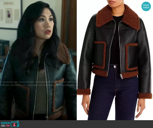 A.L.C. Archer Jacket worn by Melody Bayani (Liza Lapira) on The Equalizer