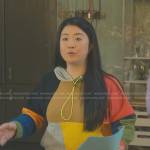 Alice’s colorblock hoodie on Good Trouble