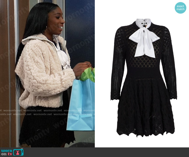 Alice + Olivia Gin Dress worn by Trina Robinson (Tabyana Ali) on General Hospital