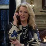 Anna’s floral print jacket on Days of our Lives
