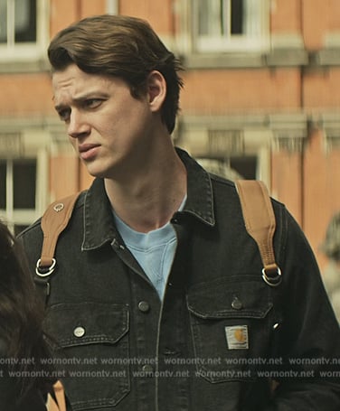 Edward’s black denim jacket on You