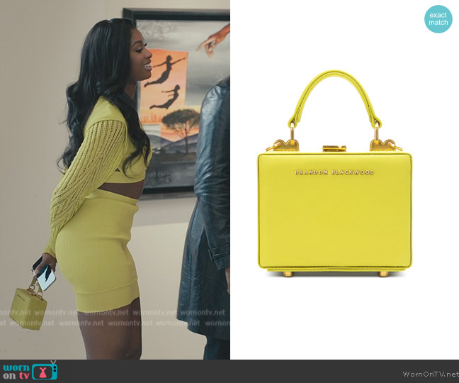 Brandon Blackwood Mini Kendrick Trunk worn by Hilary Banks (Coco Jones) on Bel-Air