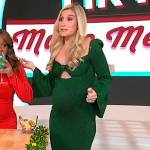 Brittney Levine’s green cutout dress on Sherri