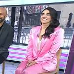 Cecily Strong’s pink blazer and pants on Today
