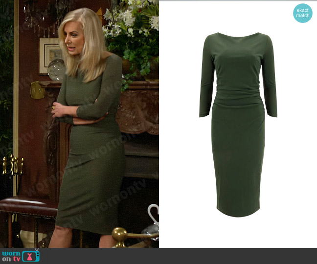 Chiara Boni La Petite Robe Miora Dress worn by Ashley Abbott (Eileen Davidson) on The Young and the Restless