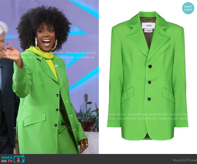 Christopher John Rogers Single-breasted oversized Blazer