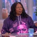 Whoopi’s Cicely Tyson graphic hoodie on The View