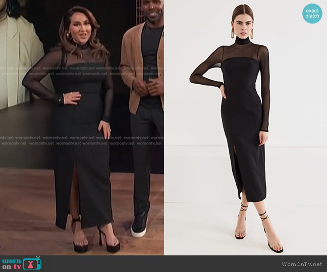 Cinq a Sept Ivanna Dress worn by Adrienne Houghton on E! News