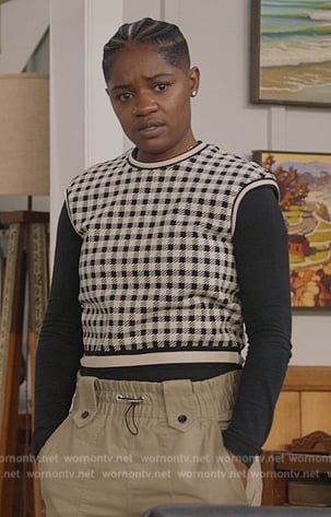 Coop’s plaid vest on All American