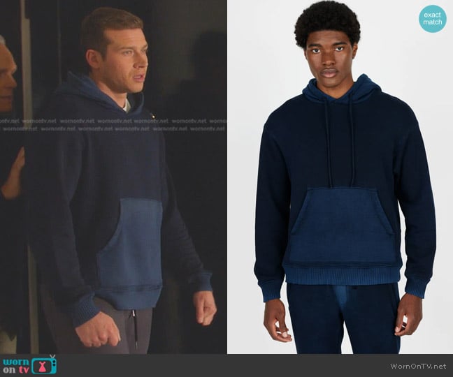 Cotton Citizen Bronx Hoddie worn by Evan Buckley (Oliver Stark) on 9-1-1