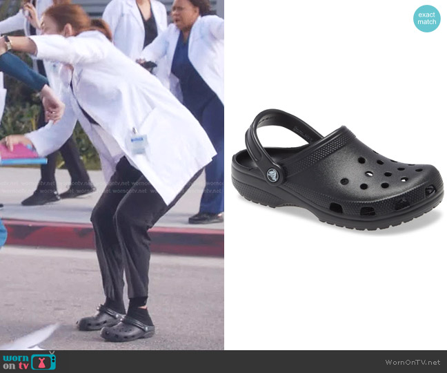 Crocs Classic Clog worn by Addison (Kate Walsh) on Greys Anatomy