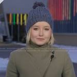 Dasha Burns’s khaki wrap coat on Today