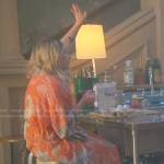 Davia’s pink floral robe on Good Trouble
