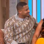 Devale Ellis’s gray Dior logo sweater on Sherri