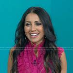 Dr. Amy Shah’s pink lace top on Today