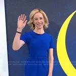 Dr. Rebecca Robbins’s blue belted dress on Today