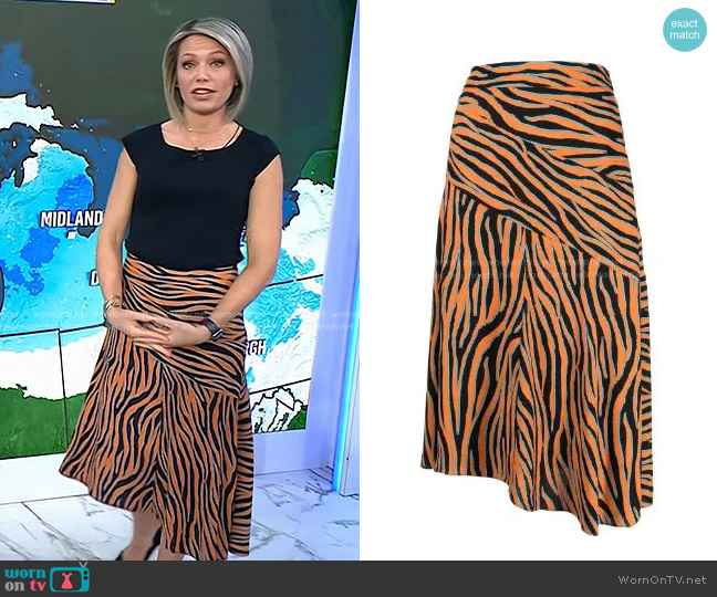Diane von Furstenberg Lilo Skirt worn by Dylan Dreyer on Today