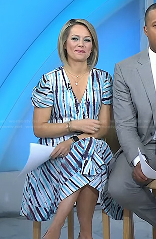 Dylan’s tie dye striped dress on Today