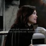 Elizabeth’s black lace top on General Hospital