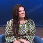 Lysa TerKeurst’s green check top on Good Morning America