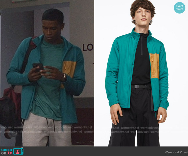 H&M Mid Layer Jacket worn by Orlando Johnson (Martin Bobb-Semple) on All American Homecoming