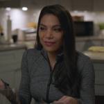 Helen’s grey marled jacket on True Lies
