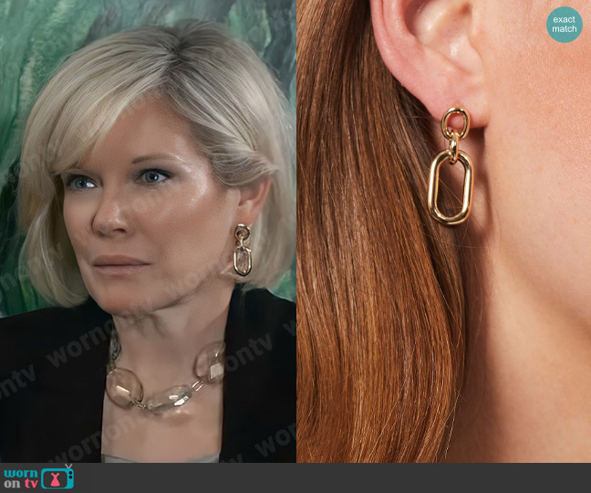 Hobbs Avery Earrings worn by Ava Jerome (Maura West) on General Hospital