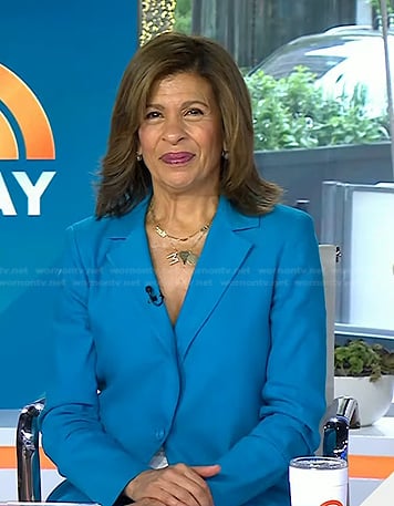 Hoda’s blue blazer on Today
