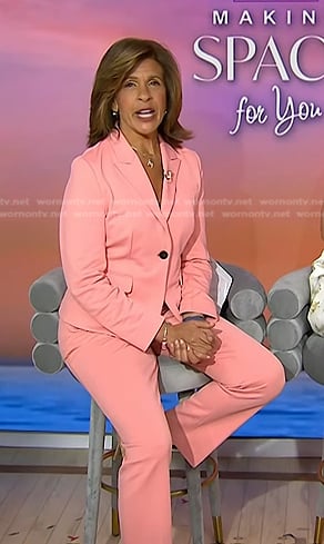 Hoda’s pink blazer and pants on Today