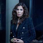 Hope’s black check tweed blazer on Days of our Lives