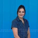 Janelle Cohen’s denim jumpsuit on Today