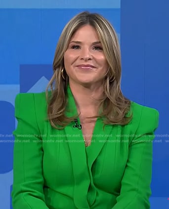 Jenna’s green pant suit on Today