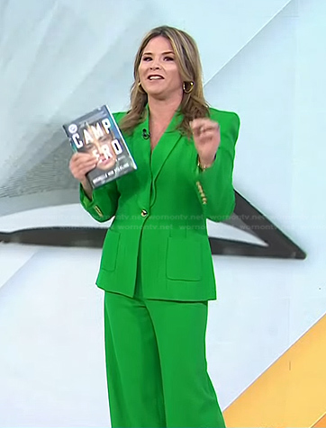 Jenna’s green pant suit on Today