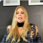 Jill’s bleach stained plaid blazer on Today