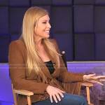 Jill’s brown fringed blazer on Today