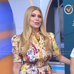 Jill’s floral belted shirtdress on Today
