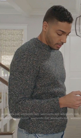 Jordan’s marled sweater on All American