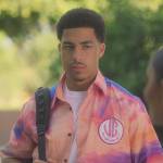 Junior’s sunset print shirt on Grown-ish