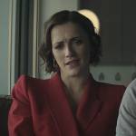 Kate’s red pointed shoulder blazer on You