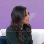Kaylee Hartung’s green printed shirtdress on Today