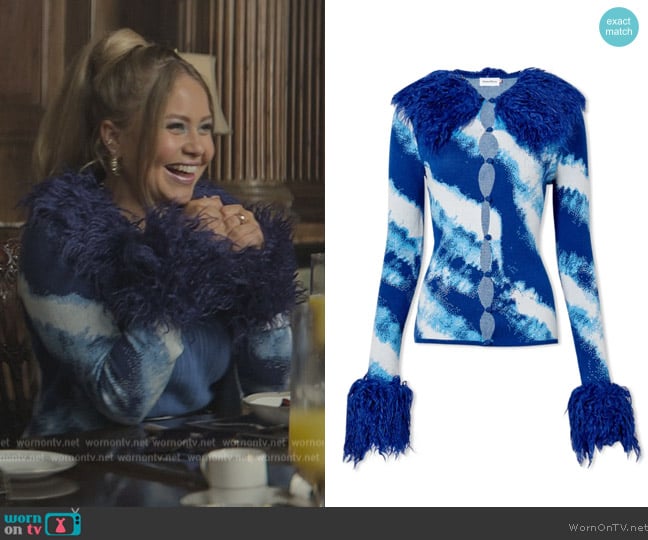 House of Sunny City of Angels Peggy Cardigan worn by (Eve Austin) on You