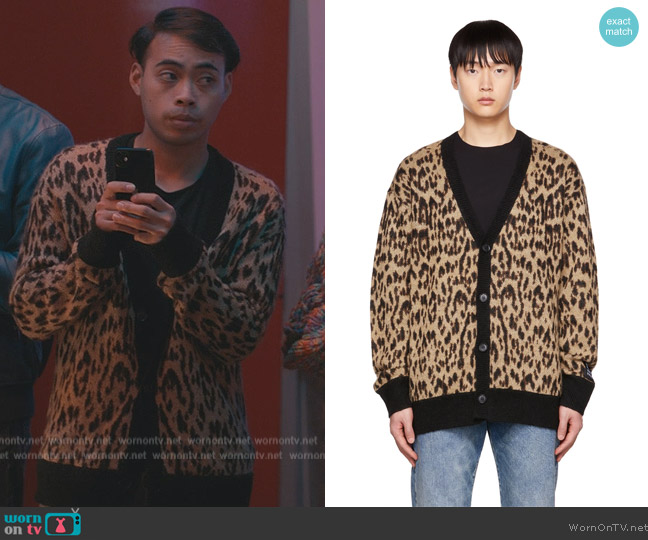 Ksubi Beige Jungle Cardigan