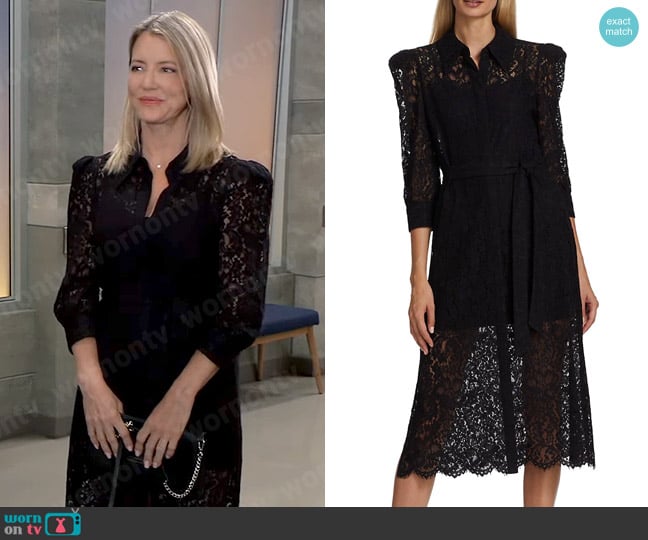 L'Agence Kayla Dress worn by Nina Reeves (Cynthia Watros) on General Hospital