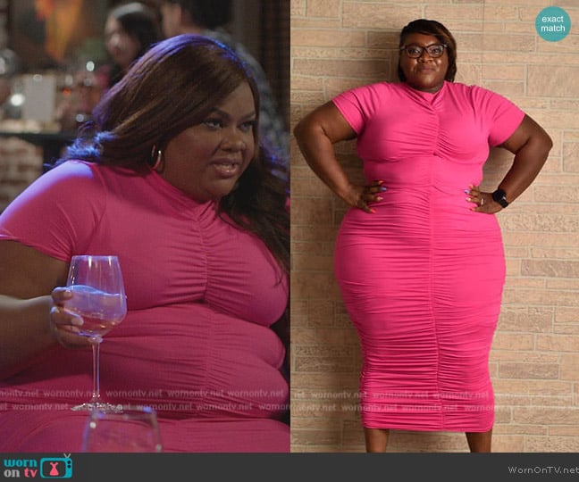Lindy G Boutique On Time Set worn by Nicky (Nicole Byer) on Grand Crew