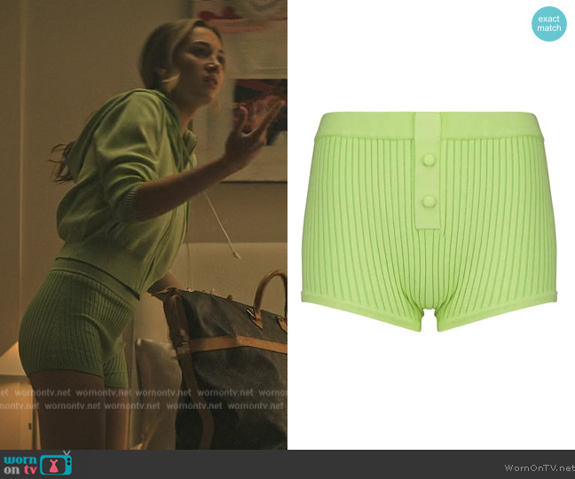 Live the Process Ribbed Shorts worn by Lady Phoebe (Tilly Keeper) on You