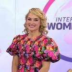 Meaghan B Murphy’s floral puff sleeve dress on Today