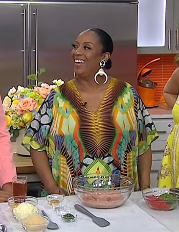 Melba Wilson’s printed caftan dress on Today