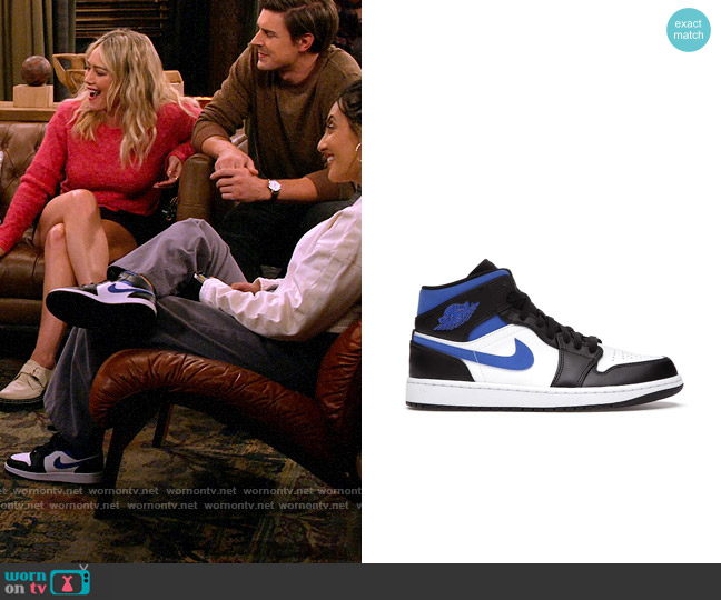 Nike Air Jordan 1 in White Black Royal Blue worn by Valentina (Francia Raisa) on How I Met Your Father